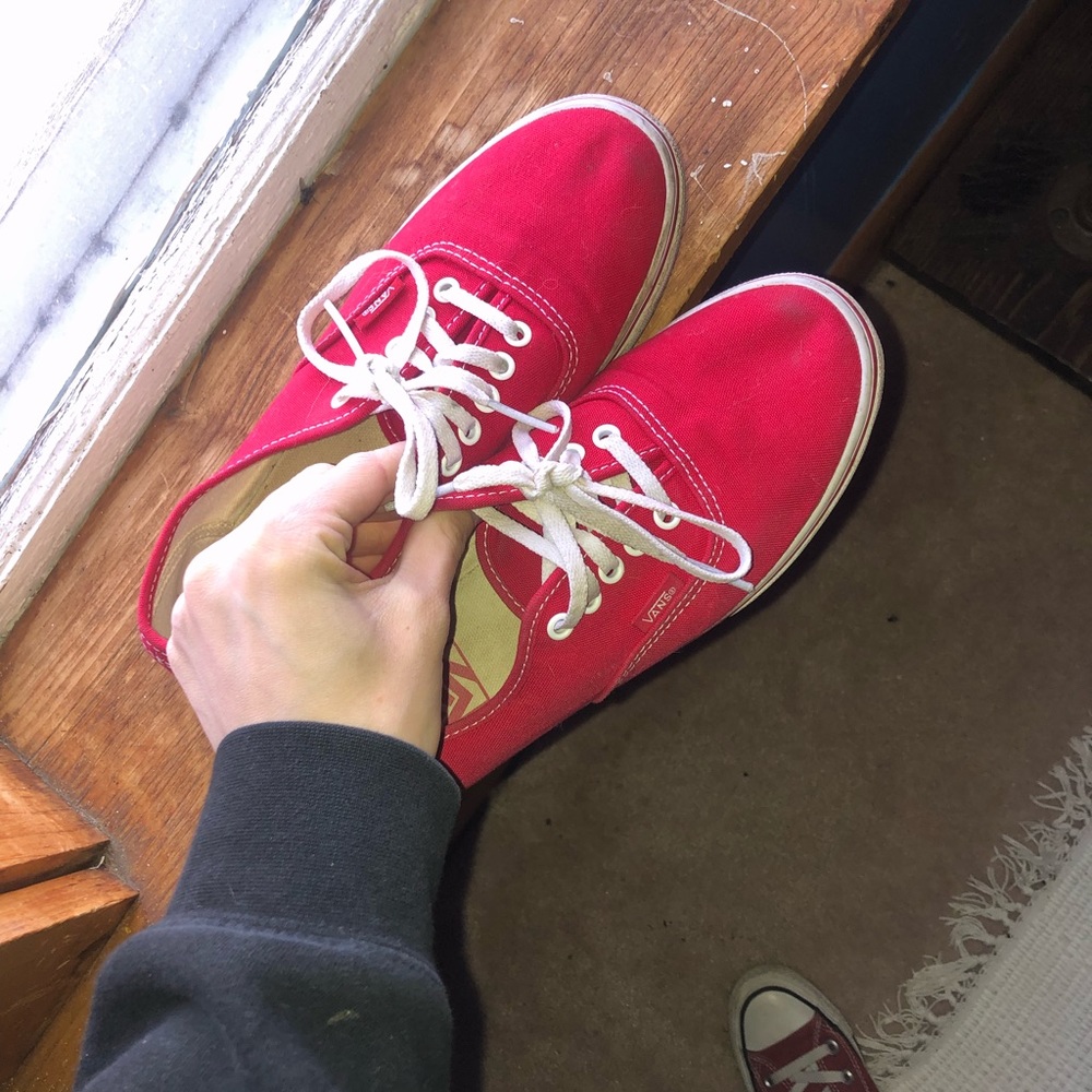 Red Vans